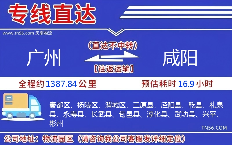 廣州到咸陽(yáng)物流公司 廣州到咸陽(yáng)物流公司