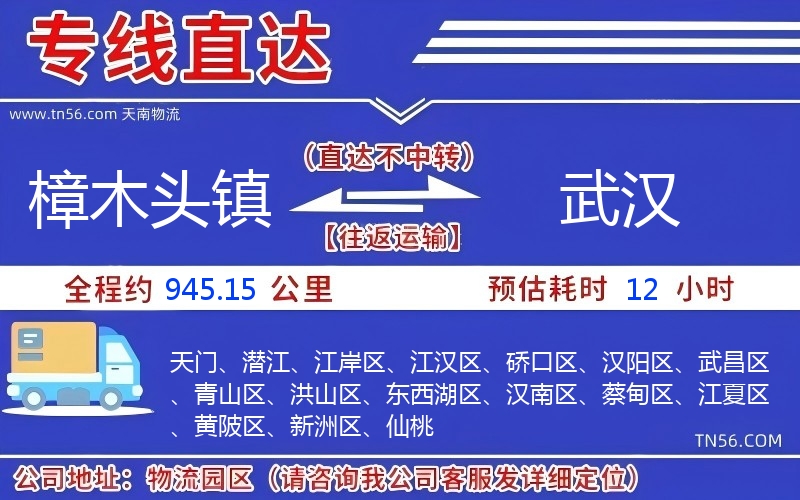樟木頭鎮到武漢物流公司 樟木頭鎮到武漢物流公司